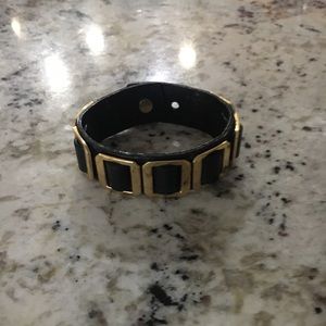Tory Burch Louisa leather cuff bracelet